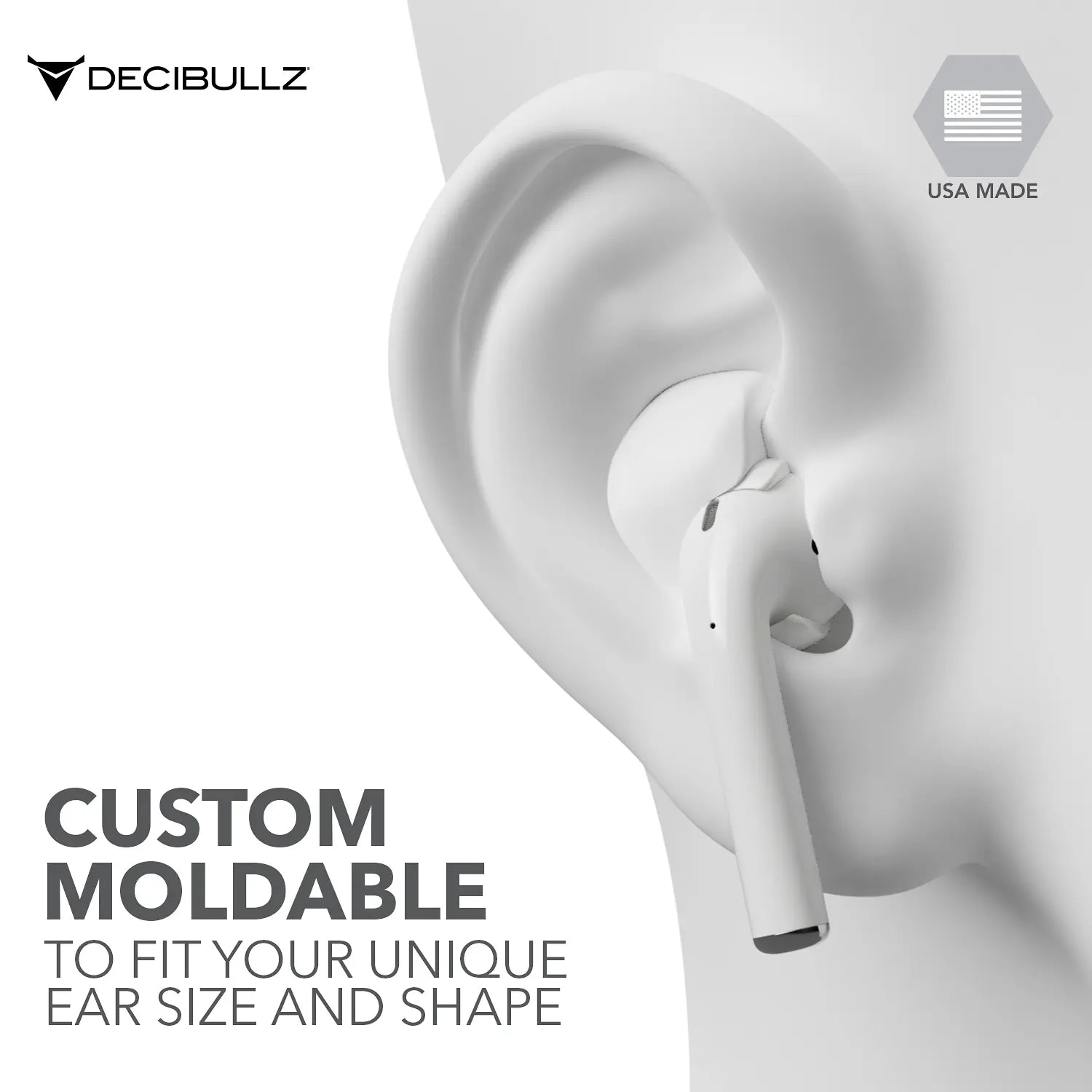 Custom Moldable AirPods and EarPods Ear Hooks
