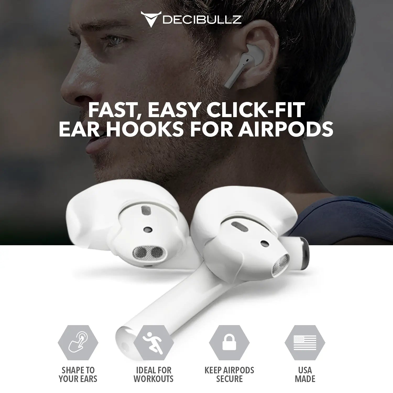 Custom Moldable AirPods and EarPods Ear Hooks