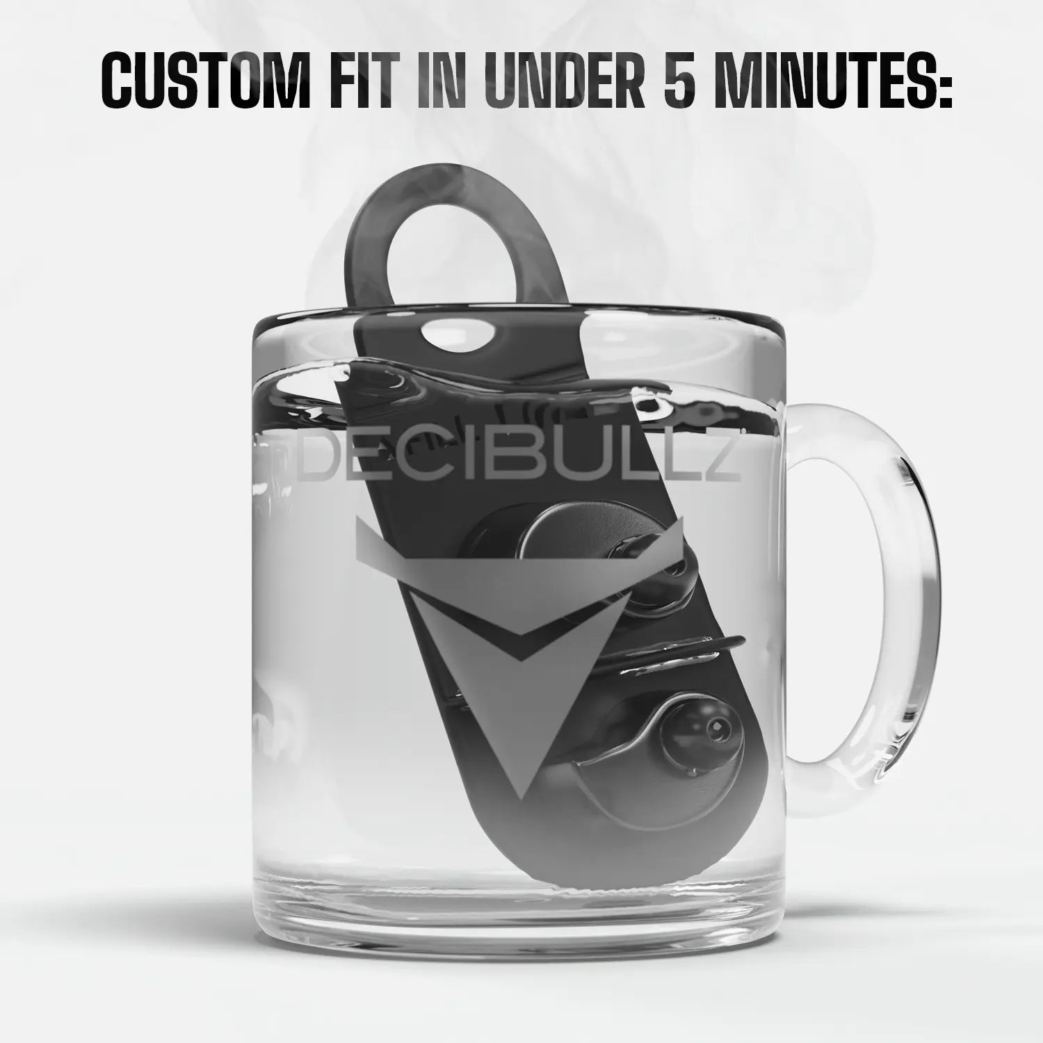 Custom Molded Percussive Shooting Filter Earplugs