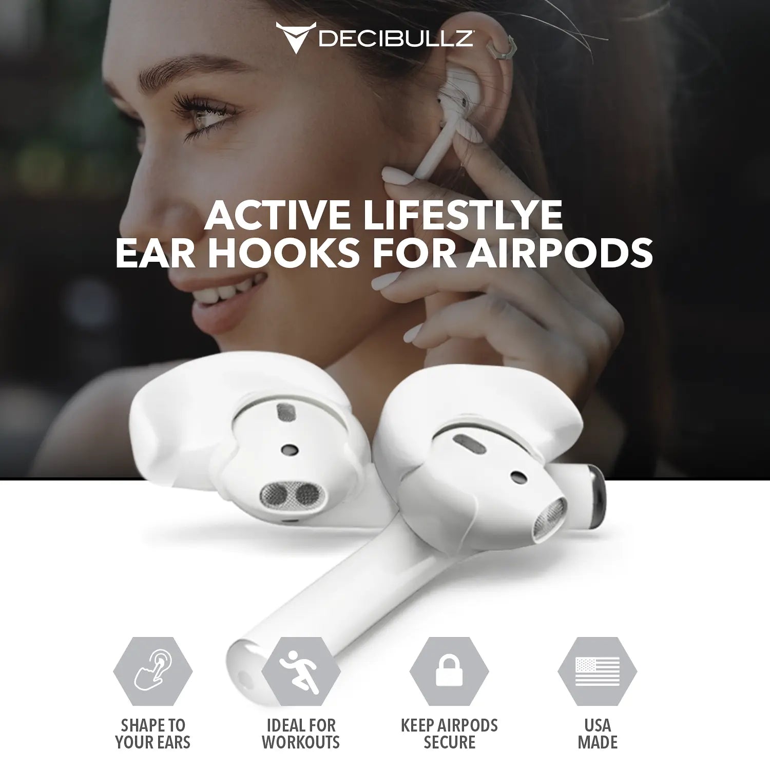 Custom Moldable AirPods and EarPods Ear Hooks
