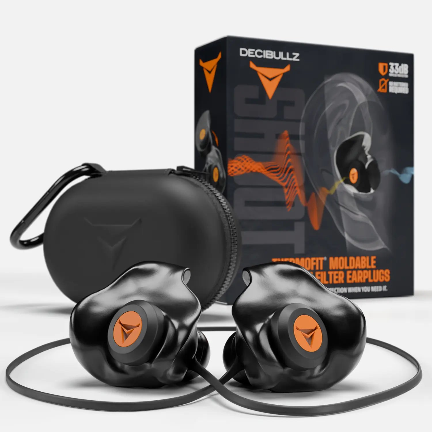 Custom Molded Percussive Shooting Filter Earplugs